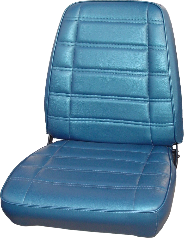 Seat Upholstery, Front buckets, pair (El Paso grain inserts and Coachman grain skirts)