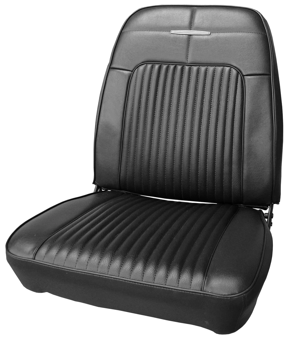 Seat Upholstery, Front buckets, pair (El Paso grain inserts and Coachman grain skirts)