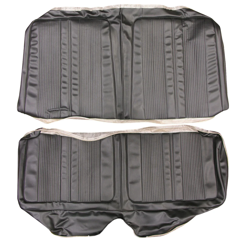 Seat Upholstery, Rear bench - Hardtop (Coachman grain inserts and skirts (Hardtop). Coronet 440
