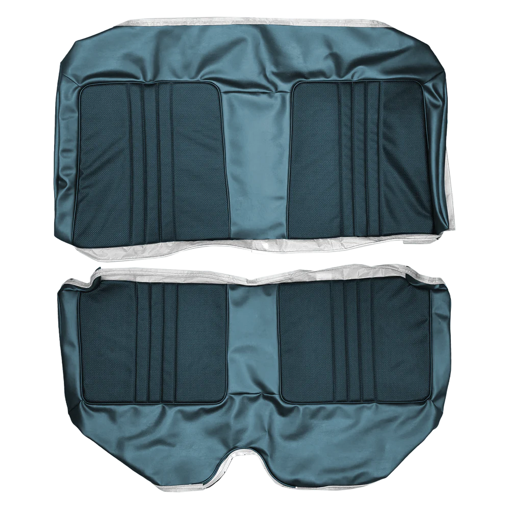 Seat Upholstery, Rear bench - Coupe - standard Rosette grain inserts and Coachman grain skirts (Coupe).