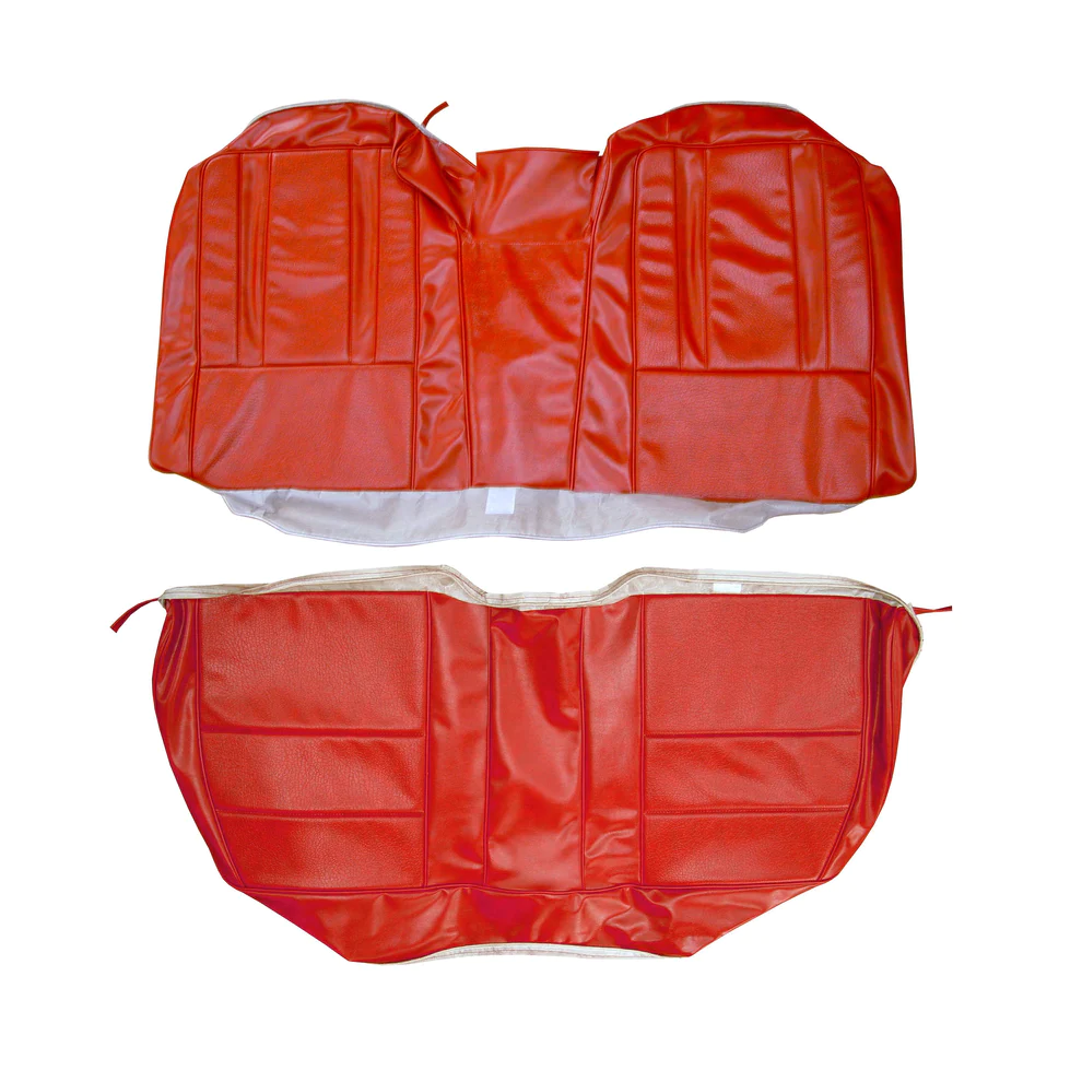 Seat Upholstery, Rear bench - Convertible (Boar grain inserts and Coachman grain skirts) - Sport Fury