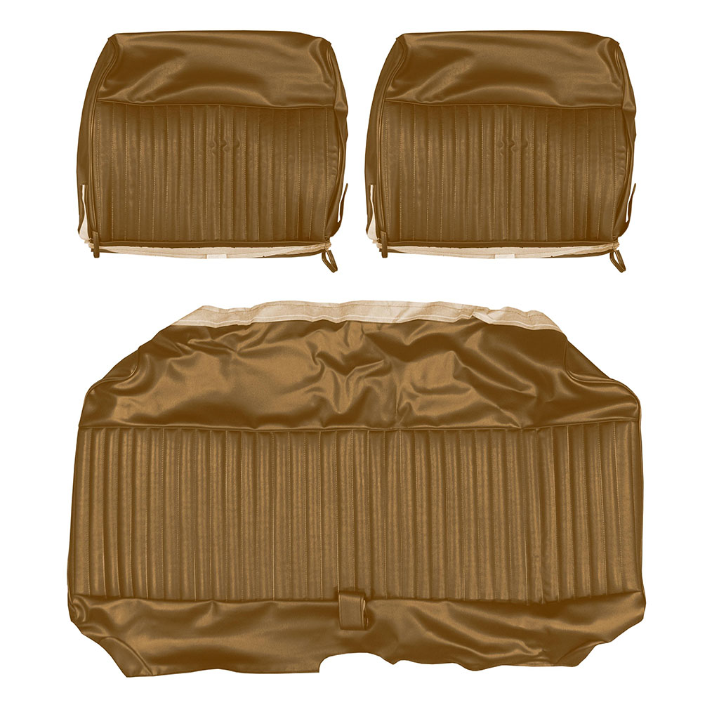 Front Split Bench - Hardtop. Swinger & Swinger 340.  Ascot grain inserts and Coachman grain skirts.