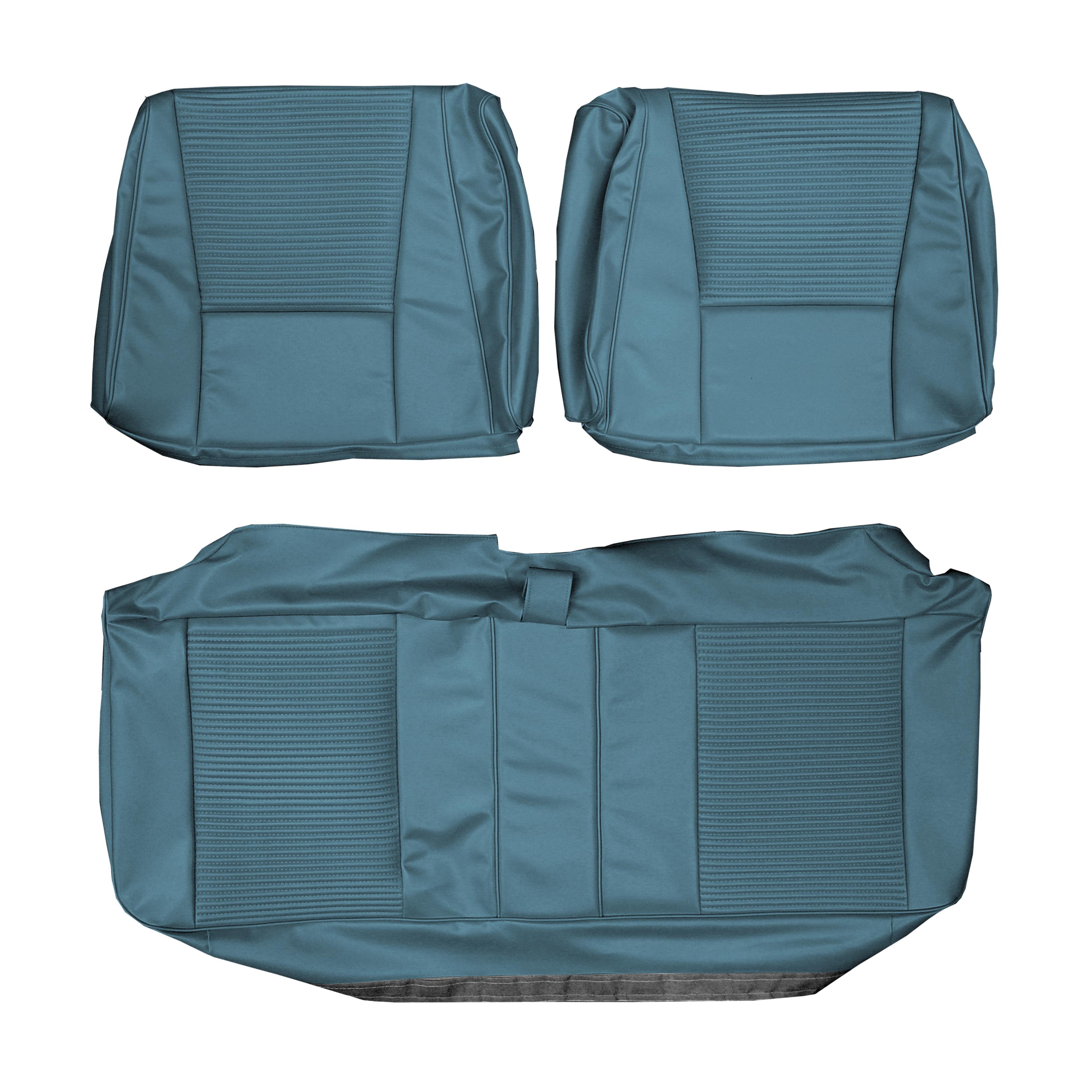 Seat Upholstery, Front split bench - Convertible only - GT and GTS only. (Dakota gain inserts and skirts)