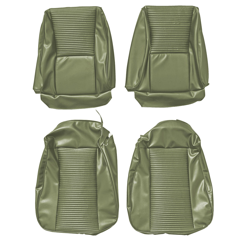 Seat Upholstery, Front Buckets, pair (Dakota grain inserts and skirts)