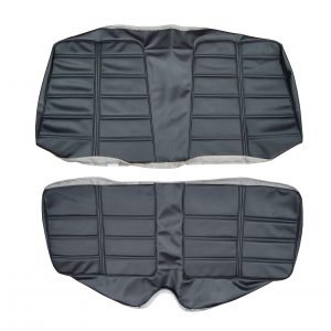 Seat Upholstery, Rear bench, Deluxe Upholstry - Coupe (Elpaso grain inserts and Coachman grain skirts)