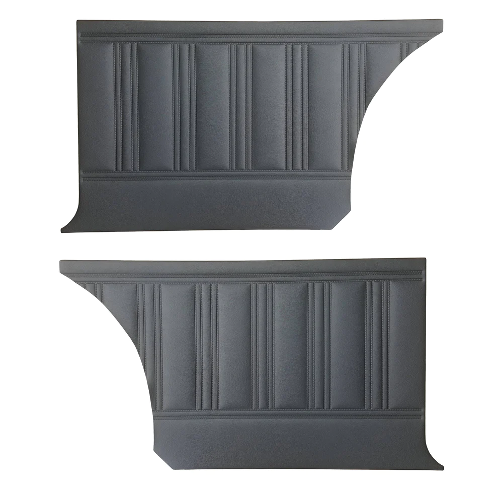 Front Door Panels - Standard.  Die-electrically heat sealed coachman grain vinyl. (Pair)