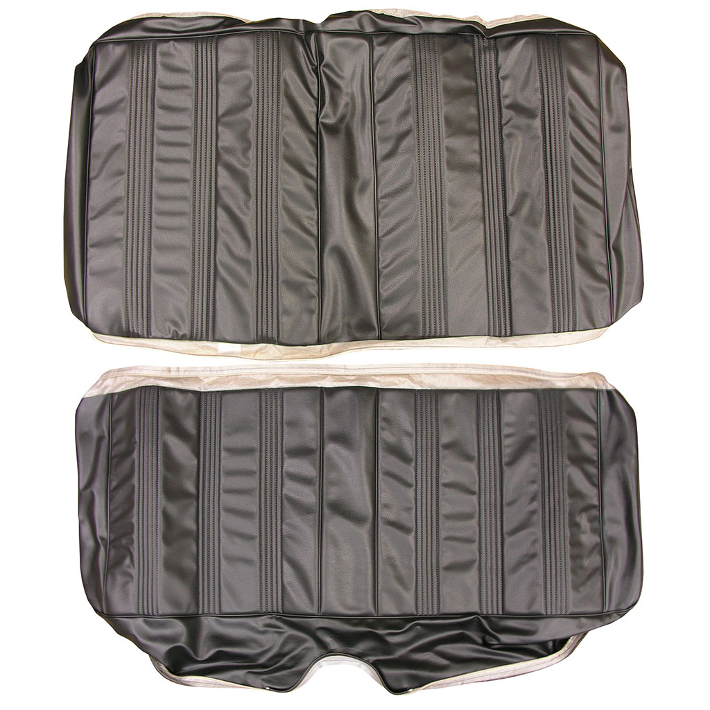 Seat Upholstery, Rear bench (Derma grain inserts and Coachman grain skirts)- hardtop