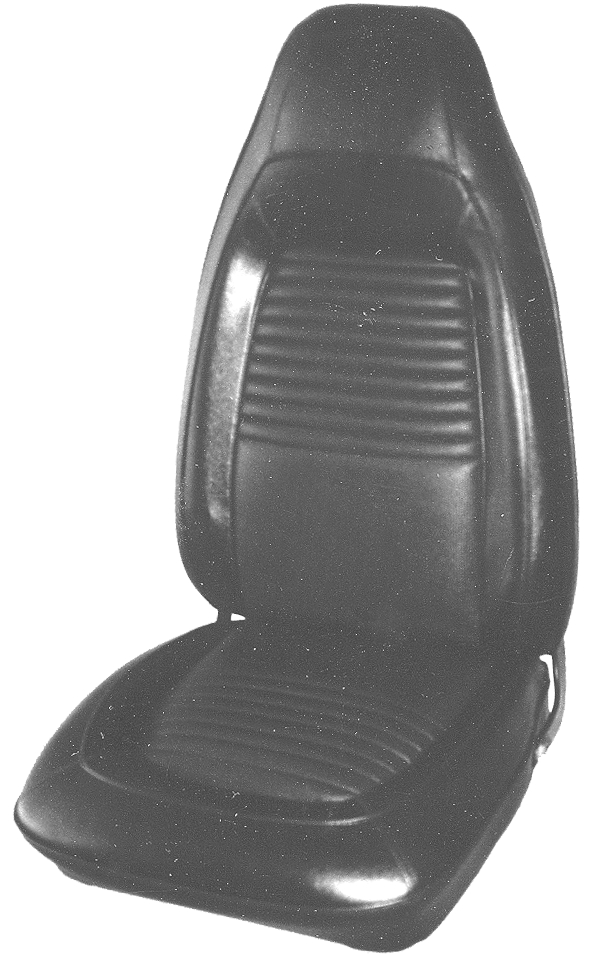 Seat Upholstery, Front Buckets, pair (Ranger grain inserts and Coachman grain skirts)