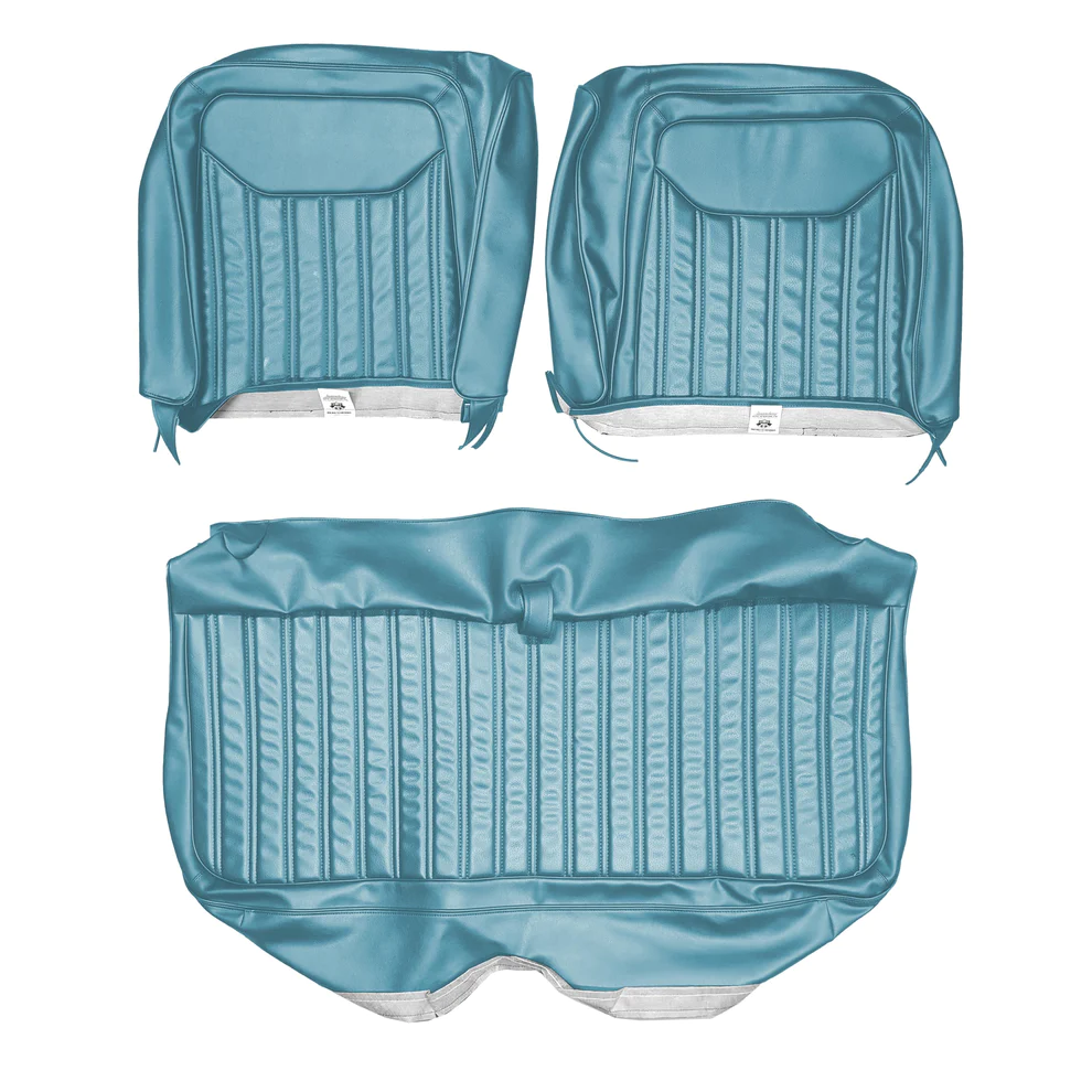 Seat Upholstery, Front split bench - Standard (El Paso grain inserts and Coachman grain skirts) - Charger Coupe