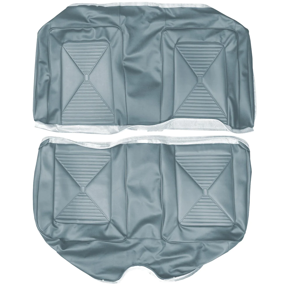 Seat Upholstery, Dart & Dart GT - Rear bench. Heat sealed Cologne grain inserts and Bison grain skirts.  Hardtops