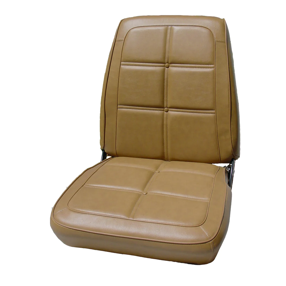 Seat Upholstery, Front buckets, pair (Ascot grain inserts and Coachman grain skirts) - Charger R/T, Charger 500