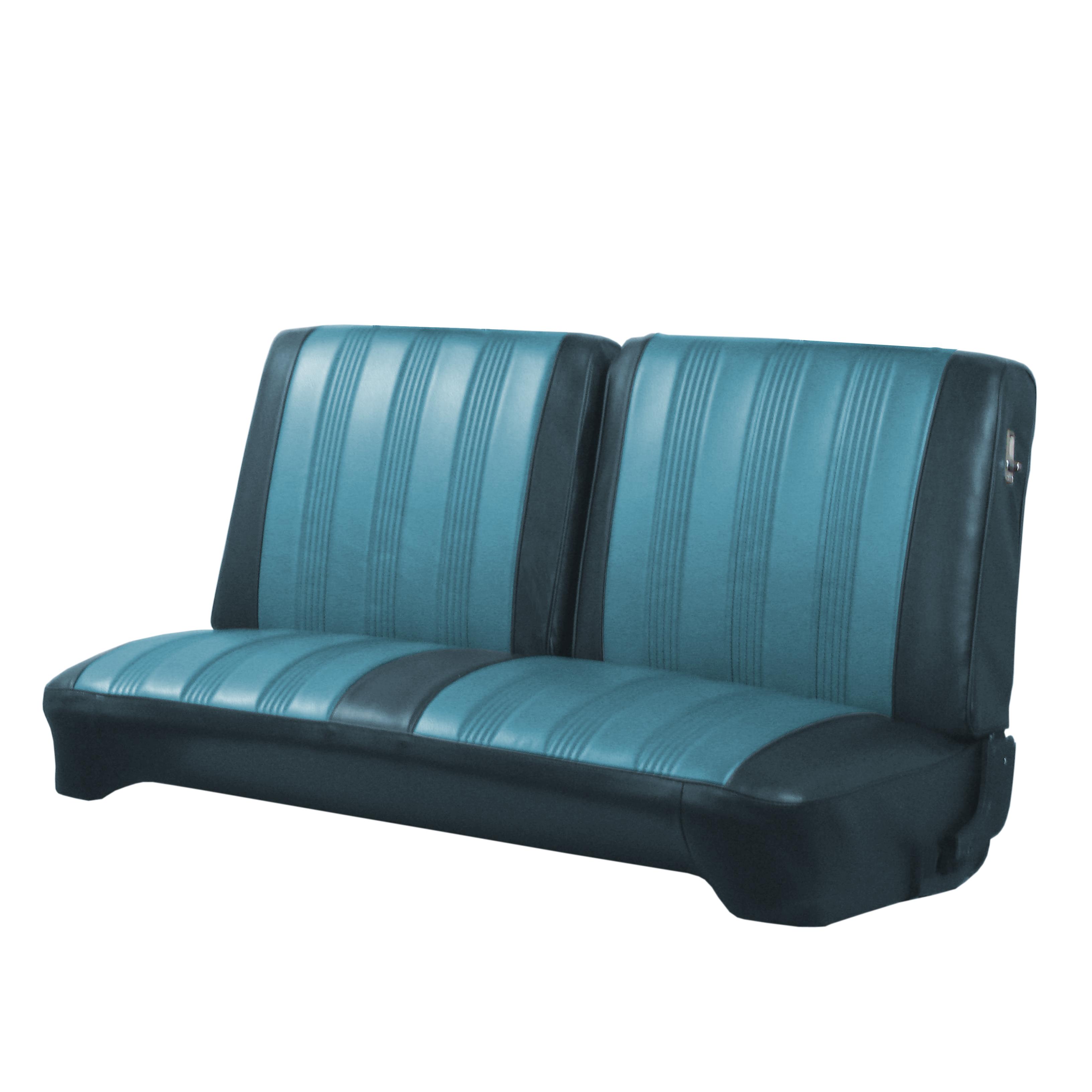 Front Split Bench - Dema grain inserts & Coachman grain skirts.  Dart Custom
