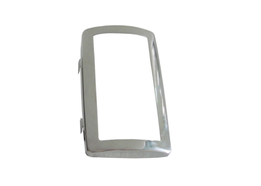 Stainless bezels for Brake/Clutch pedals (if you need the pedal pads as well, order part# ME-CB198). (each) - discount exempt