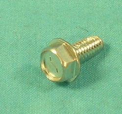 5/16" self-tapping clamp bolt.  This zinc-plated steel blt is used to secure line clamps to vehicle frames. 
5/16" line
