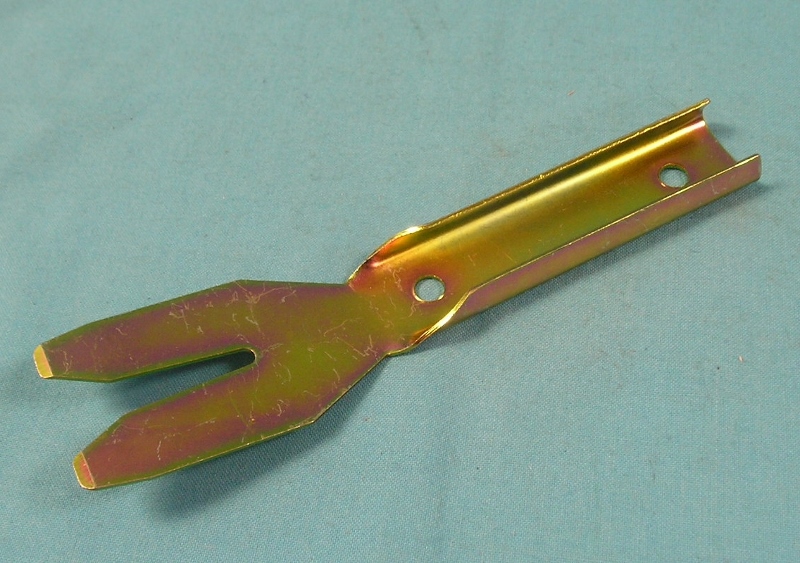 Trim pad removal tool. Great for removing door panels and fasteners, this handy tool is made of heat-treated, high-carbon steel.