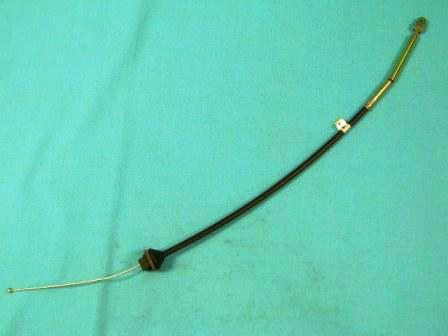 Throttle Cable - 4-bbl big block.  13-1/4" long housing, cable length is 23" eye-to-ball - New Reproduction