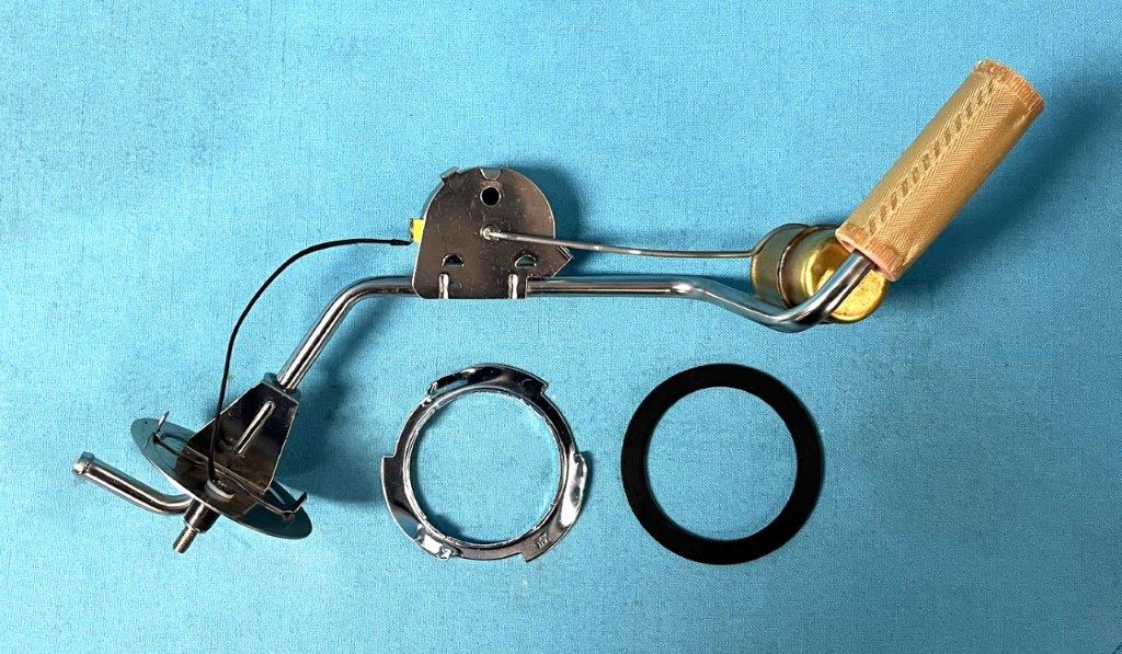 Fuel Sending Unit - A-Body 5/16" fuel line. NOTE: Will not work for 1975-76 models with California emissions. Reproduction.