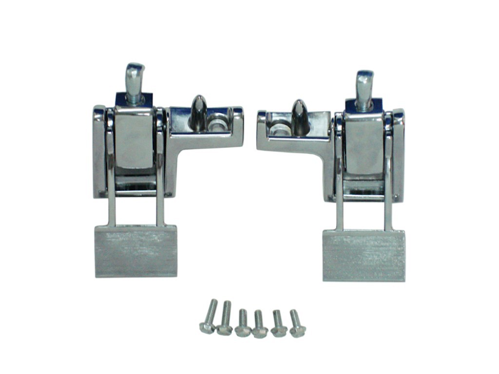 Convertible Latch Mechanism - These are the rare and hard to find convertible top latches found in the front left and right of the convertible top.  High Quality reproductions will be as durable if not more so than the originals - not made of pot-metal that will pit, these will last for years. Already assemblied and ready to install. 100% correct reproductions.- (pair) (not correct for 1969 Chrysler 300 vehicles) - Discount exempt