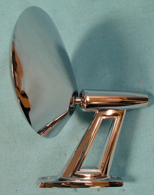 Manual style side view mirror - Driver's side or Passenger side - Twin posts (C-body guys should review picture to verify this is the mirror for them)