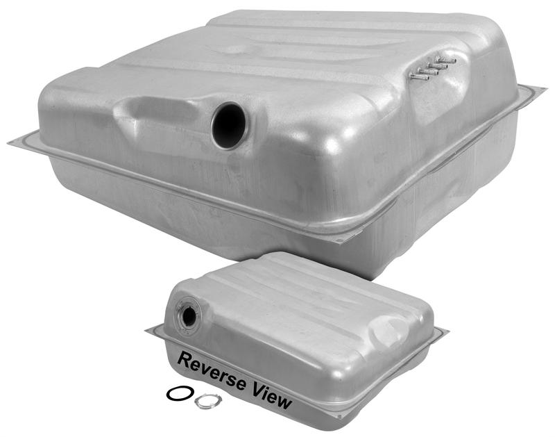Fuel Tank - From 3/72 to 1974 (w/ ECS) - 18 gallon (Four front vent pipes)
(See Strap #JL-JST050))(discount exempt)