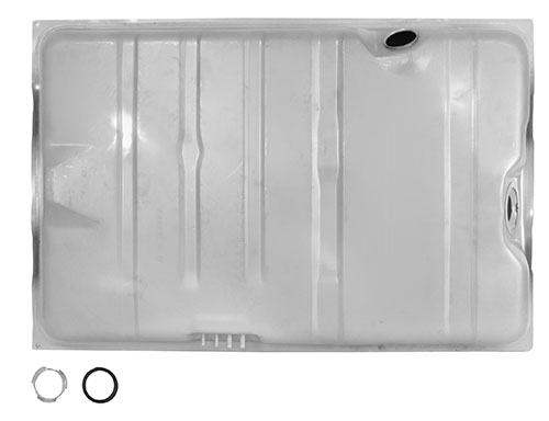 Fuel Tank - (with ECS) - 19 gallon and four side vent pipes
(See Strap #JL-JST098))(discount exempt).  Tank dimensions are:  25-3/8" x 38-13/16"