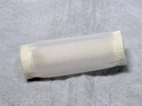 Sending Unit Filter- Also known as the Sock.  This white nylon filter attached to the end of the sending unit pickup tube. 5/16" pickup