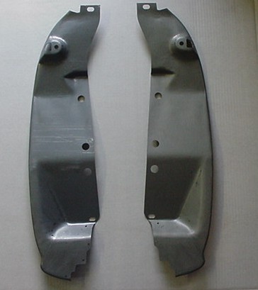 Front Fender Inner Splash Shield - Driver Side - These are located just behind the front wheels and are the panels that fill the gap between the fender and the door jamb area.