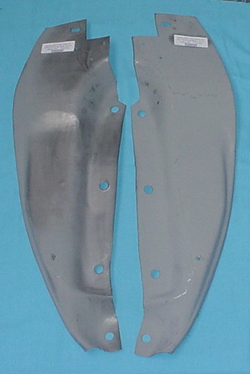 Fender Inner Splash Shields - Pair These are located just behind the front wheels and are the panels that fill the gap between the fender and the door jamb area.  For SPLASH SEAL kit, order part GG-679PUU.