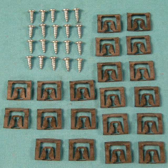 Windshield Mldg Clip kit - Charger, Super Bee, Road Runner, Satellite, Sebring, GTX 2 Dr Hardtop / Coupe