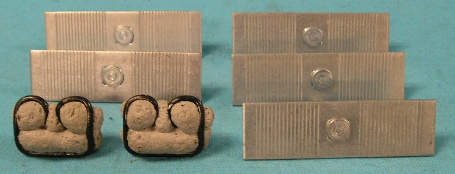 Top trunk trim moulding hardware kit