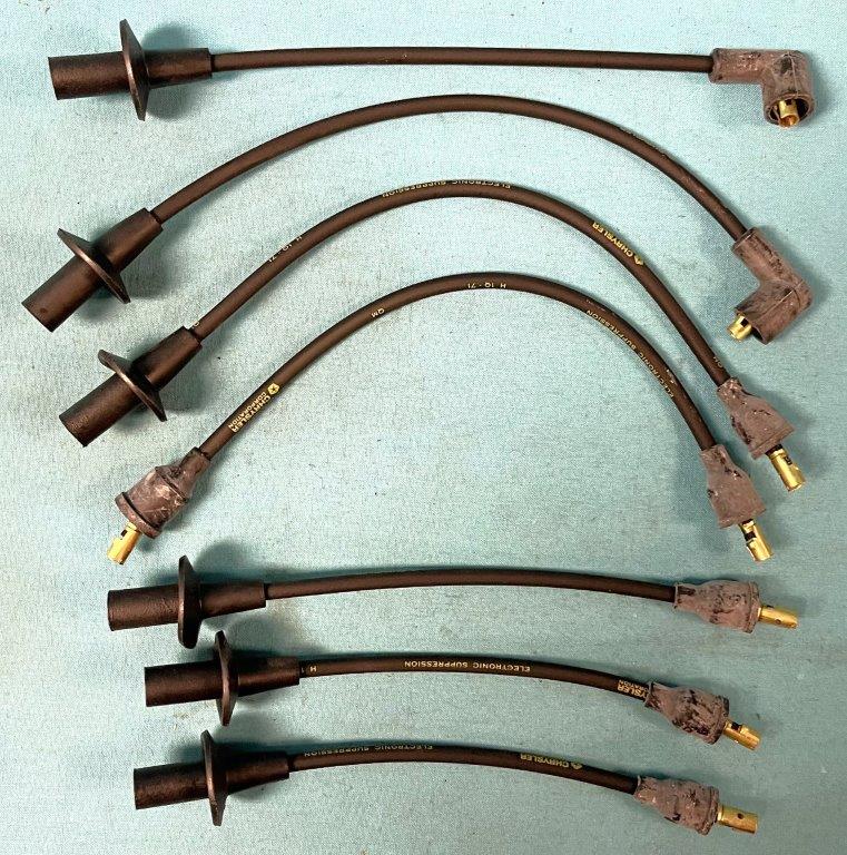 Date-Coded Spark Plug Wires, Slant-6. From 3/71 to 8/71.