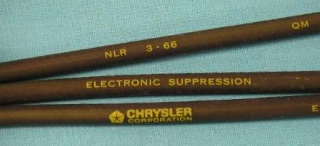Date-Coded Spark Plug Wires, 383 c.i.d. From 9/66 to 2/67.