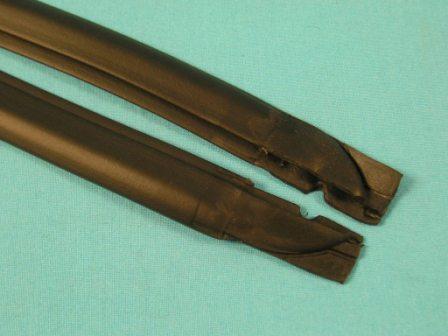 Vent Window Frame Weatherstrip - 2 door hardtop / Convertibles - 30 1/2" long