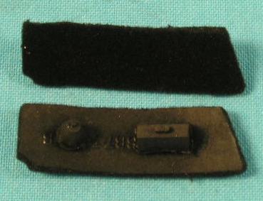 Weatherstrip Plugs pair - goes at end of outer "windowscraper" where chrome trim on back edge of door glass rides against door.