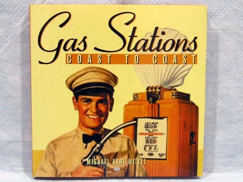 <b>Gas Stations Coast to Coast</b> - All aspects of bygone gas stations lore, from globe-topped pumps to long lines.  Hardcover - 168 pages.