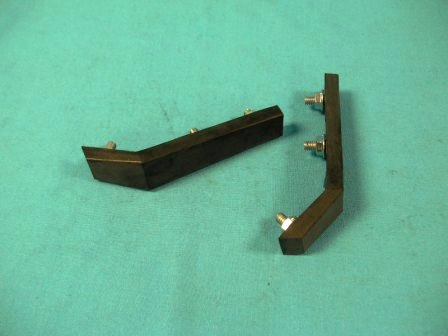 Front or rear rubber bumper guards (pair) for 1969 Plymouth B-Body.  For 1970 this is for REAR ONLY for Plymouth B-Body