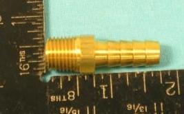 Fittings and Adapters, Use with all 426 Hemi engines 1966-71 to connect the 3/8" fuel hose to the inlet side of the fuel pump.  Aftermarket replacement.  426 Hemi
