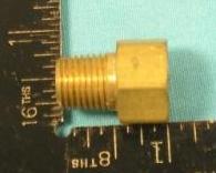 Fittings and Adapters - Use on the outlet side of the fuel pump to connect the 3/8" steel fuel line on 1966-67 Hemi engines.  Aftermarket replacement. 1966-67 Hemi