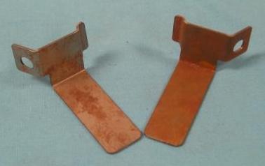 Heat Shields for Brake Lines - (pair). Fuel Line Clip Shields