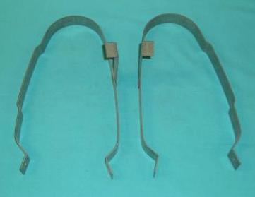 Muffler/Resonator Hangers, AAR and T/A models.  This is the strap that fits around the muffler and hangs by our bracket <b>(Part #MN-MS201)</b>.  Sold as pair only