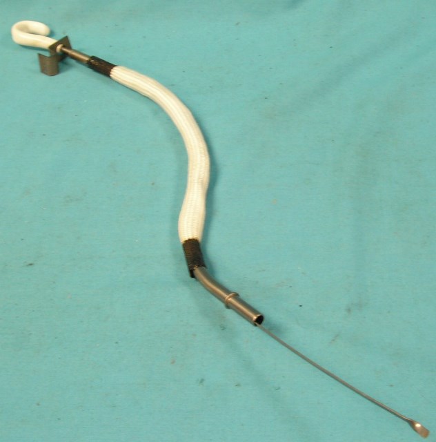 KIT 426 Hemi engines.  Oil dipstick and tube assembly.  Includes dipstick with white handle #MN-MS225A, tube #MN-MS225B, original-type heat-resistant tube covering #MN-MS225C, and attaching clip #MN-MS225D. - Discount exempt