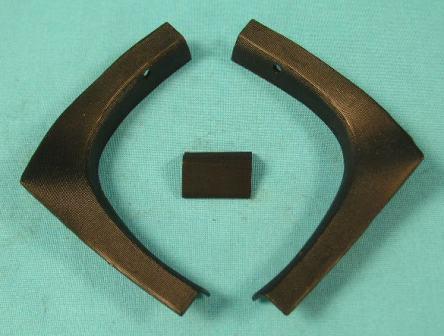 Lower rear window corner.  Curved rear window lower corner piece - Pair - Use with Part #TP-MP5125