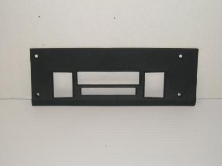 Radio Trim Plate - This reproduction trim plate is finished in flat black and may be painted to match your car's interior.  this bezel will also fit GTX and satellite models (woodgrain and Glossy Black). Not for Charger Models.!!! - Measures 10-1/4" length / 3-3/4" in height.  discount exempt