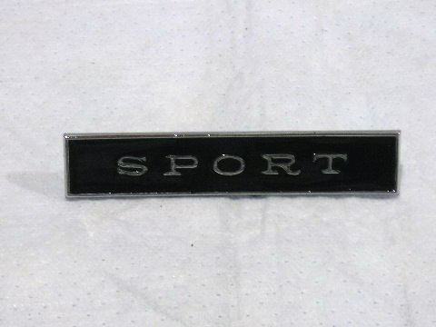 "Sport" fender emblem - # 2963 770