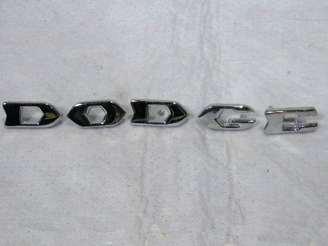 Dodge hood letters  SET "DODGE"