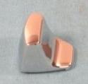Rear Seat back Release knob - chrome - (Fastbacks only) Each (2 per vehicle used).
