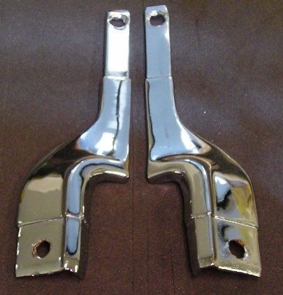 Convertible Transition Moldings - Front Transition Mldg's #2841 760 /1.  These are for cars with top door edge mldg. - pair