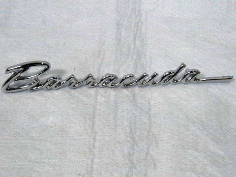 "Barracuda" fender emblem - Original #2786 559