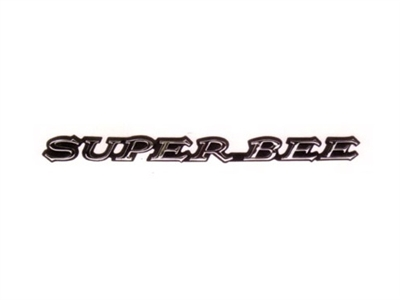 "Super Bee" hood bulge emblem (2 per car needed)
