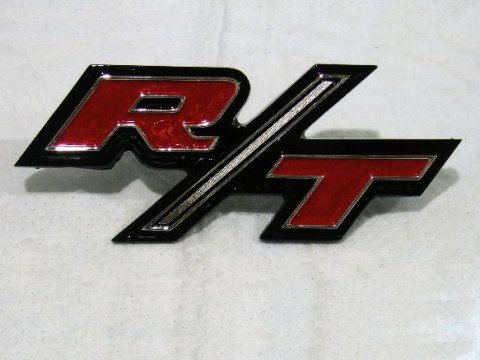 "R/T" tail panel nameplate #2841 534